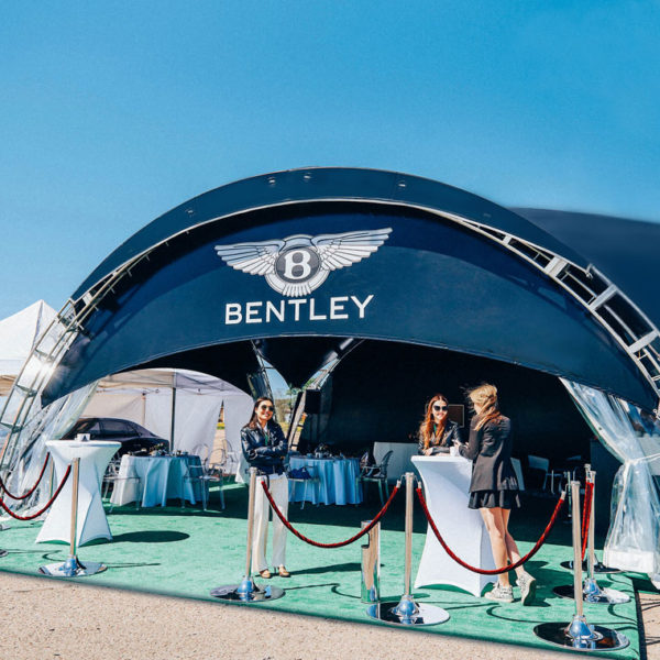 Напольное покрытие в шатре Bentley